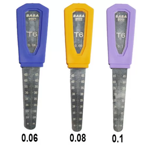 T6 LCD/Folder/Touch/Frame Opening Tool 0.06, 0.08, 0.1 (3 in 1) Steel Blade Set
